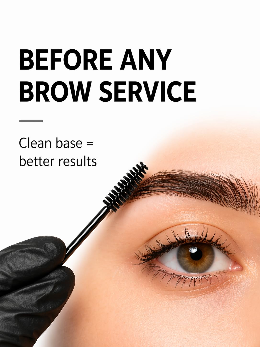 ALL IN PRO BEAUTY Brow Cleanser & Primer Spray - Removes Oil & Residue for Better Adhesion, Professional Eyebrow Prep, 50ml