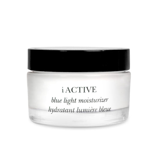 NOW BEAUTY iActive Blue Light Moisturizer - Hydration - Improves Skin Elasticity - Lightweight Moisturizer for Face - Vegan - Sulfate & Paraben Free Beauty & Personal Care NOW BEAUTY