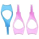 3PCS Random Color Plastic Makeup Upper Lower Eye Lash Mascara Applicator Guard With Comb Eyelashes Curlers Applicators For Women Girls Beauty & Personal Care ASTRQLE