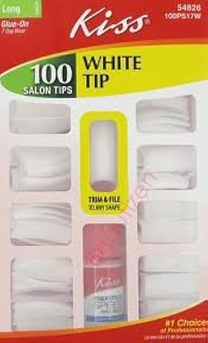 Kiss White Tip Puerto Rico Nails, 100 Count Beauty & Personal Care Kiss