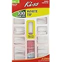 Kiss White Tip Puerto Rico Nails, 100 Count Beauty & Personal Care Kiss