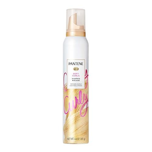 Pantene Pro-V Curl Mousse to Tame Frizz for Soft, Touchable Curls, 6.6 oz Beauty & Personal Care Pantene