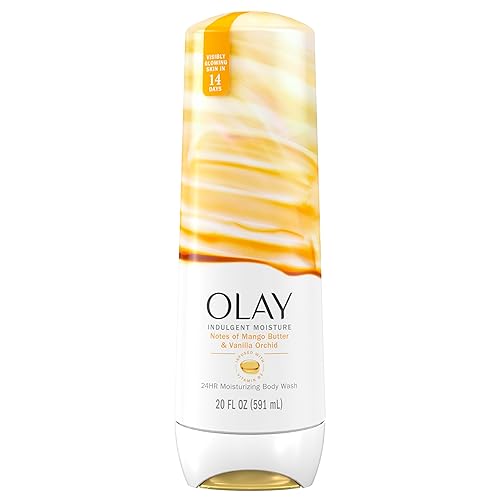 Olay Body Wash for Women, Indulgent Moisture, 24hr Moisturizing & Nourishing Formula, Infused with Vitamin B3 Complex, Luxurious Fragrances, Mango Beauty & Personal Care Olay