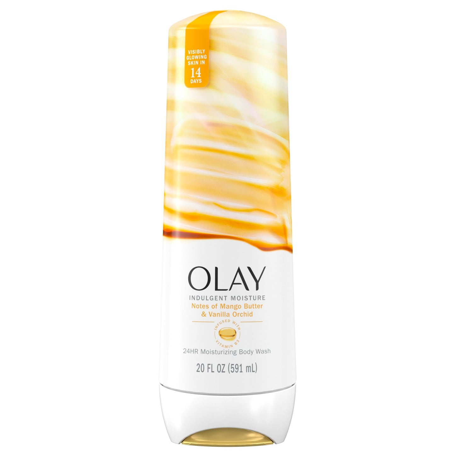 Olay Body Wash for Women, Indulgent Moisture, 24hr Moisturizing & Nourishing Formula, Infused with Vitamin B3 Complex, Luxurious Fragrances, Mango Beauty & Personal Care Olay