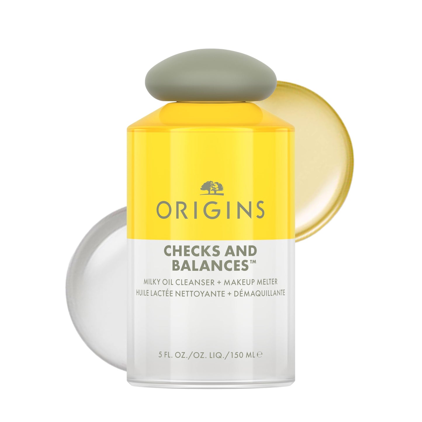 Origins Checks and Balances Milky Oil Cleanser + Makeup Melter | Softens Skin & Removes Makeup | With Squalane & Plant-Derived Glycerin, 5 Fl Oz Beauty & Personal Care Origins