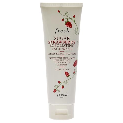 Fresh Sugar Strawberry Exfoliating Face Wash Cleanser Women 4.2 oz Beauty & Personal Care Fresh