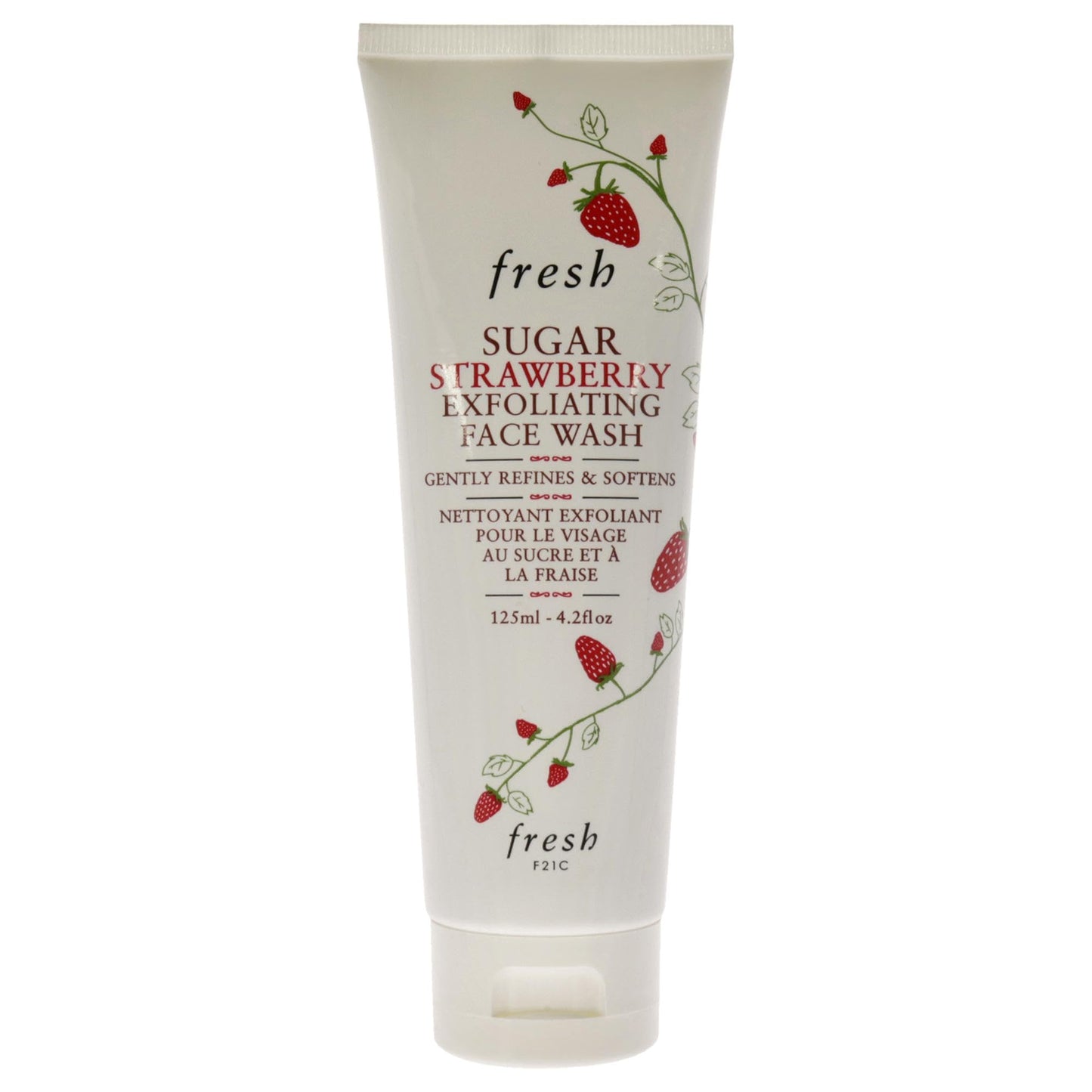 Fresh Sugar Strawberry Exfoliating Face Wash Cleanser Women 4.2 oz Beauty & Personal Care Fresh