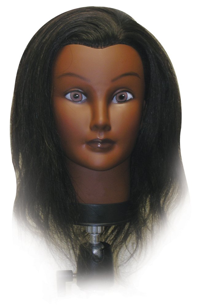 Celebrity Whitney Cosmetology Ethnic Human Hair Manikin, 17-19 Inch