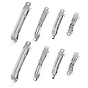 AUEAR, French Barrette Iron Rectangle Hair Clips for DIY Clip Craft Bows (120 Pack, 4 sizes) Beauty & Personal Care AUEAR