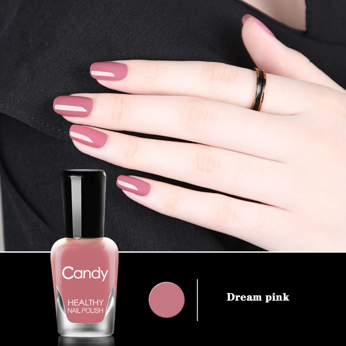 Tophany Non Toxic , Easy Peel Off and Fast Dry Nail Polish Set for Pack, Eco Friendly and Organic Water Based Nail Polish for Women and Girls (6 Beauty & Personal Care Tophany