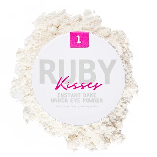 Ruby Kisses Instant Bake Undereye Powder - Vegan, Cruelty Free Powder for Brightening Eyes and Smudge-Free Makeup (Translucent) Beauty & Personal Care Ruby Kisses