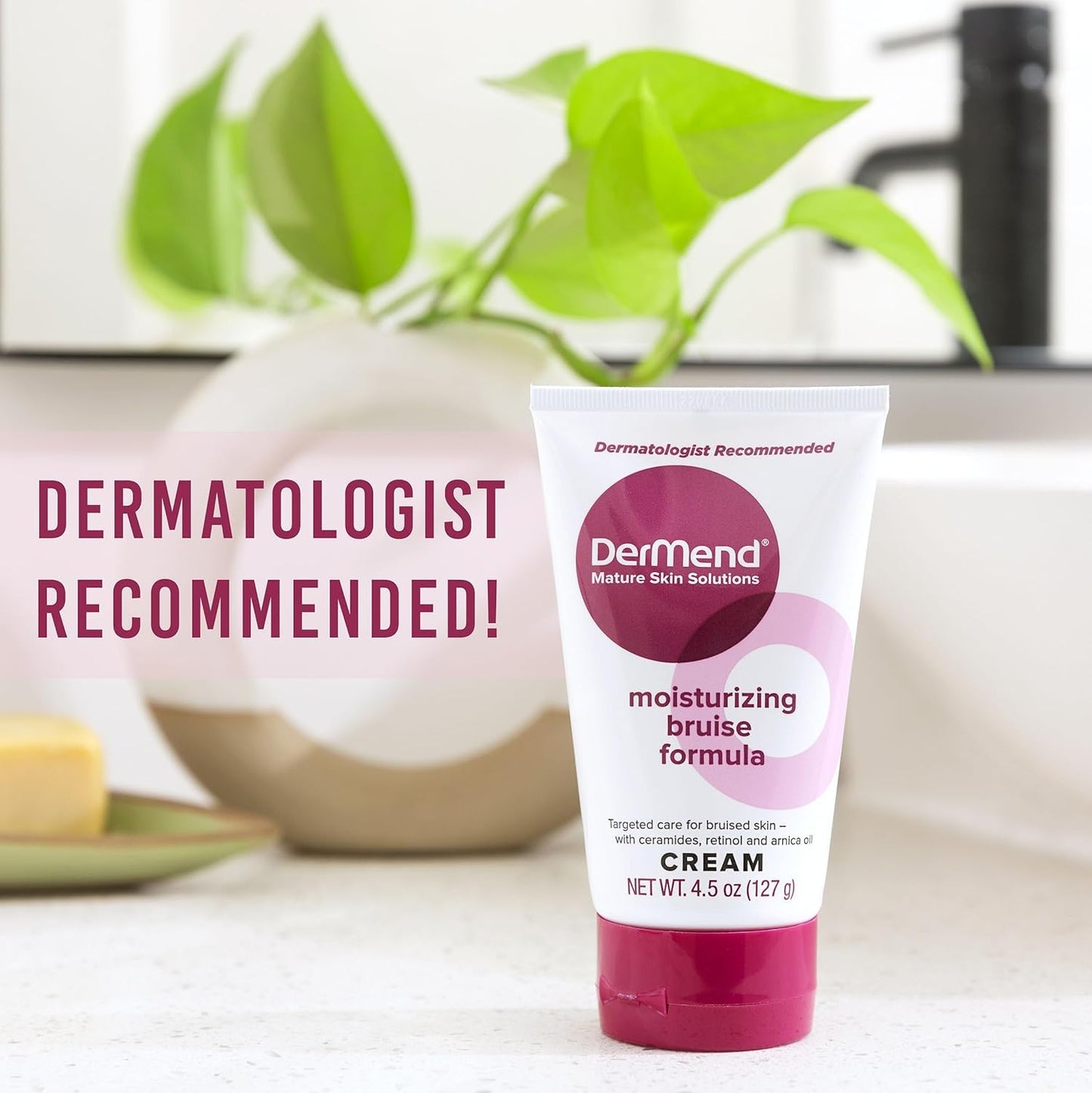 Dermend Arnica Bruise Cream with Vitamin K - Bruise Cream for Thin & Mature Skin - Moisturizing Formula with Retinol, Ceramides & Arnica Oil Beauty & Personal Care Dermend