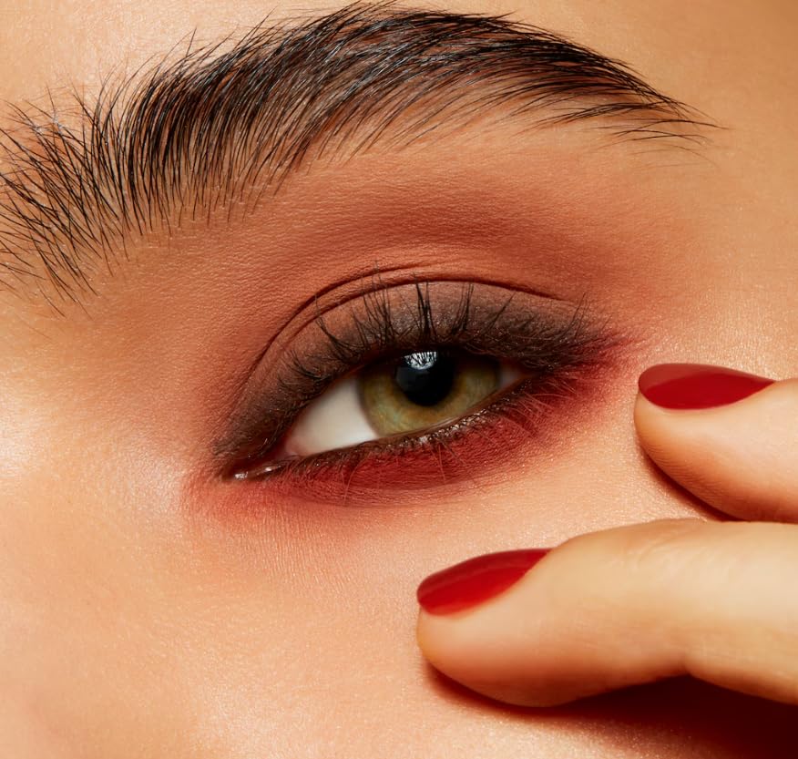 MAC Cosmetics Powder Kiss Soft Matte Eye Shadow - So Haute Right Now (Bright blood orange) .05 Oz / 1.5 g