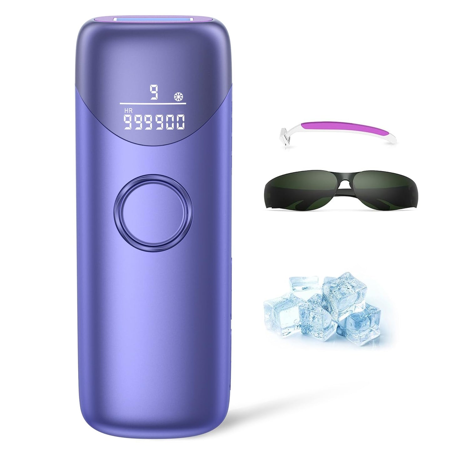 Laser Hair Removal Ubroo IPL Hair Removal Device with 5? Ice Cooling,Hand-held Hair Removal Device Laser Hair Removal for Women and Men,Reduce Hair Beauty and Personal Care Ubroo