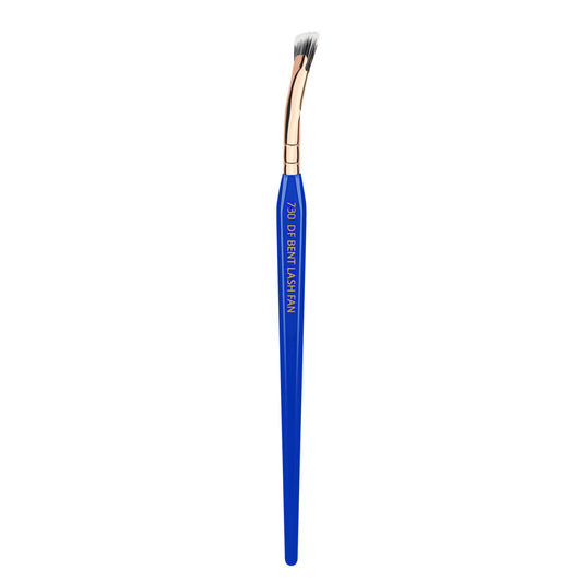 Bdellium Tools Professional Makeup Brush - Golden Triangle 730 Bent Mascara Fan - With All Vegan and Soft Synthetic Fibers, For Applying Mascara