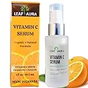 Leaf Aura Vitamin C Serum, Sulphate-Free, Organic+ Natural Formula, Brightens Uneven Skin, Made In Canada, 29.5ml Beauty & Personal Care leaf aura
