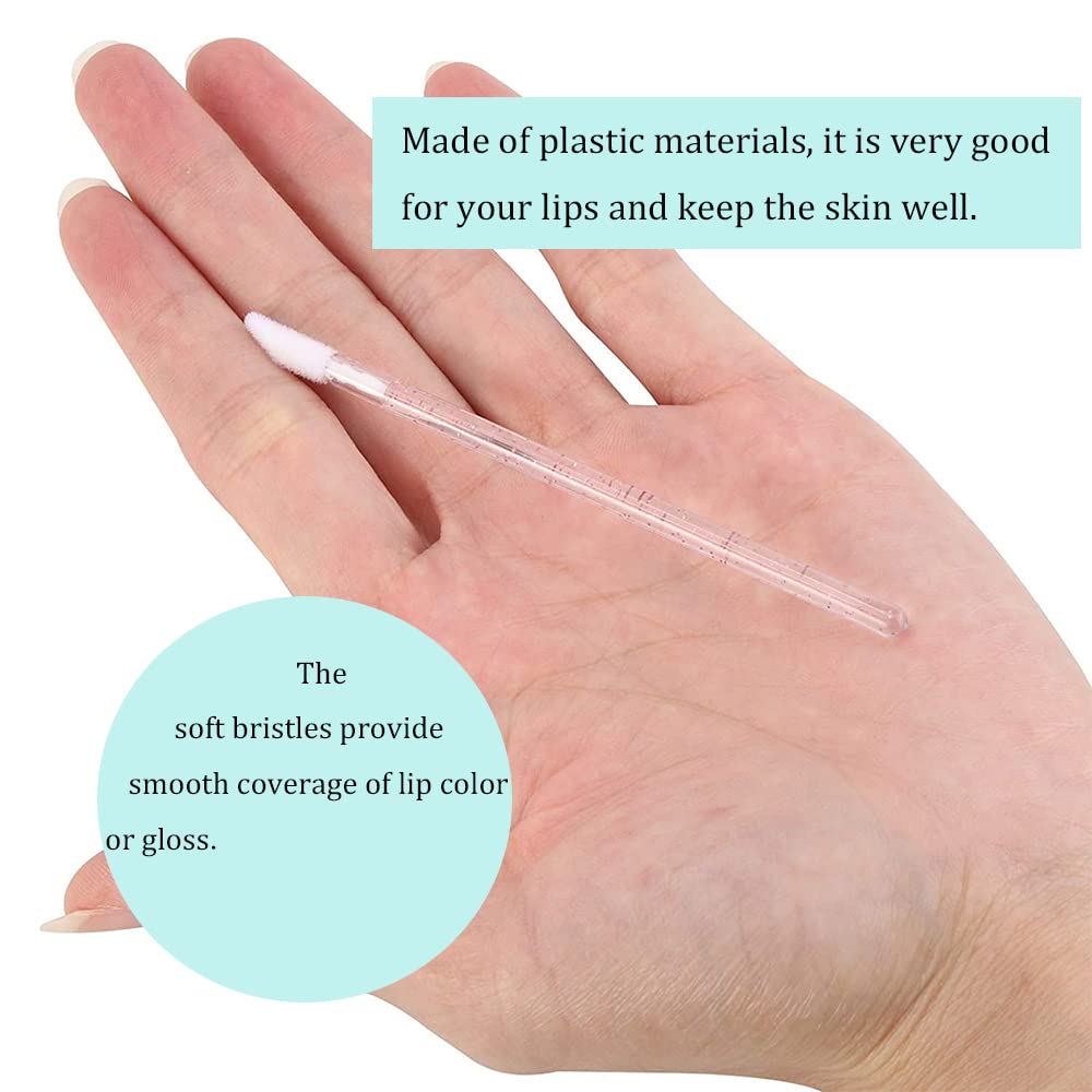 Utoolmart Disposable Lipstick Gloss Wands, Lip Brushes, Make Up Lip Gloss Wands Applicator Tool, Orange, 50 Pcs Beauty & Personal Care Utoolmart
