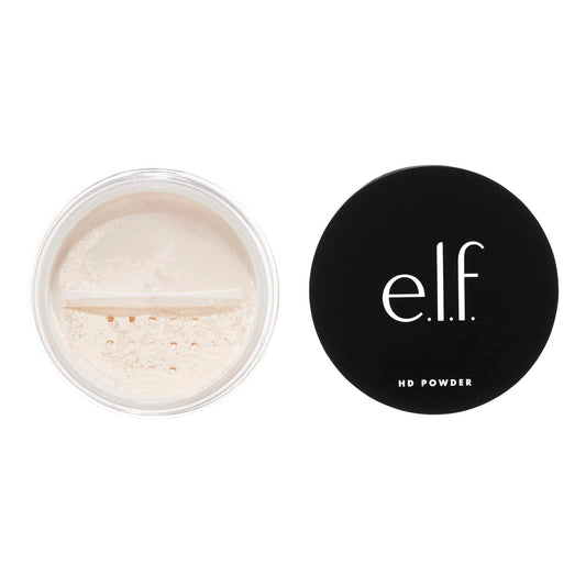 e.l.f. High Definition Powder, Loose Powder, Lightweight, Long-Lasting, Creates Soft Focus Effect, Masks Fine Lines & Imperfections, 0.28 Oz, Soft Beauty & Personal Care e.l.f.