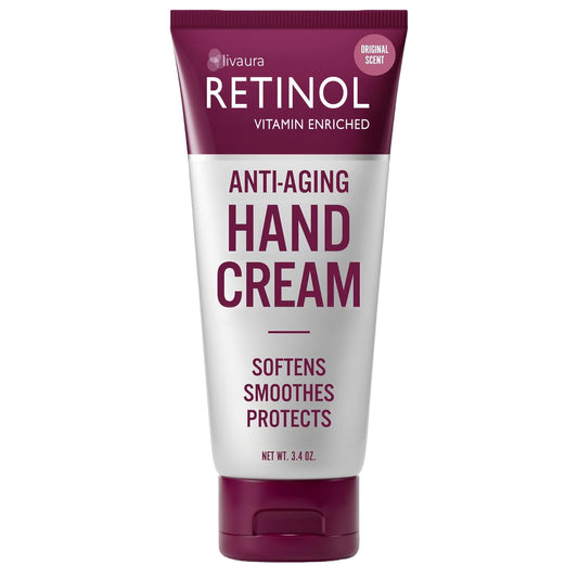 Retinol Anti-Aging Hand Cream - The Original Retinol Brand For Younger Looking Hands -Rich, Velvety Conditions & Protects Skin, Nails & Cuticles Beauty & Personal Care Retinol