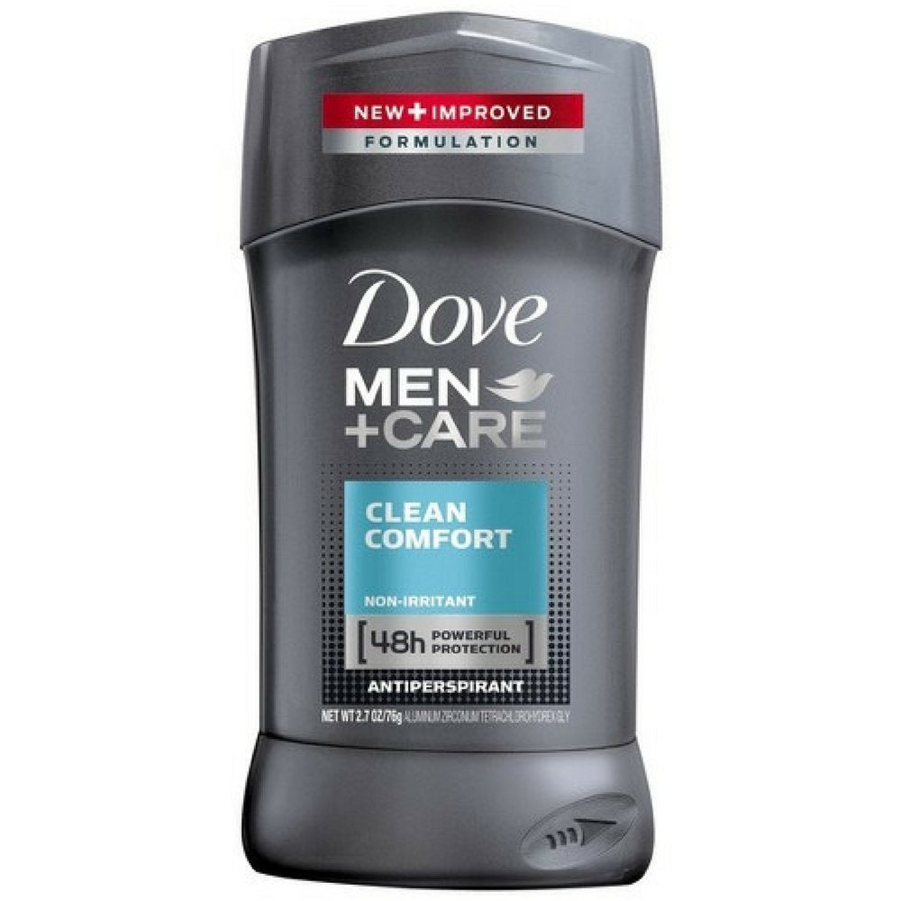 Dove Men+Care Antiperspirant Deodorant Stick Clean Comfort 2.7 oz (Pack of 2) Beauty and Personal Care Dove