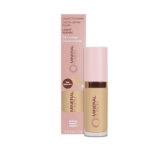 Liquid Concealer Light Warm, 0.24 Fl Oz (Pack of 1) Beauty & Personal Care Mineral Fusion