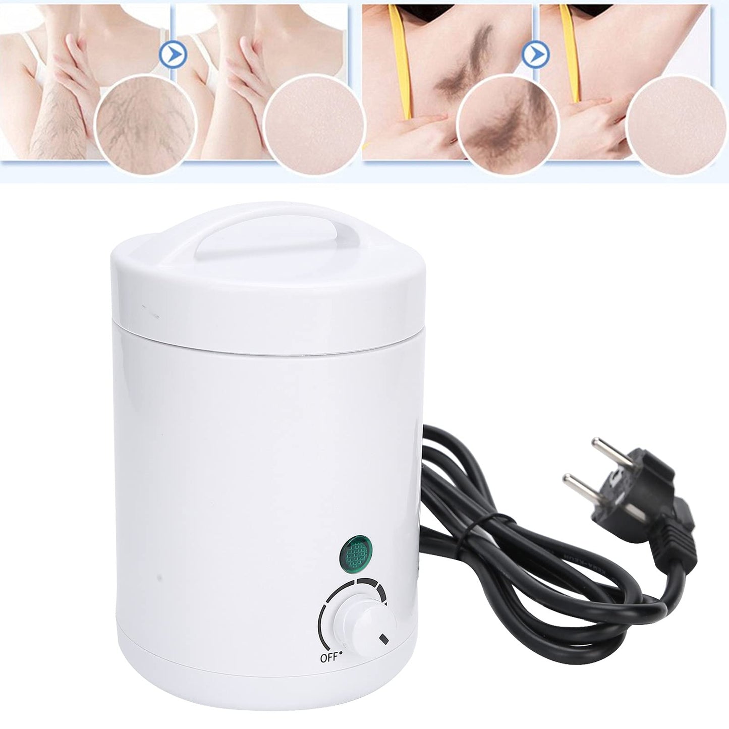 Wax Warmer, Wax Warmer for Hair Removal Mini Wax Heater Multi?purpose Wax Machine for Women Man Hair Removal Paraffin Wax Machine Waxing Pot Wax Beauty and Personal Care Yosoo