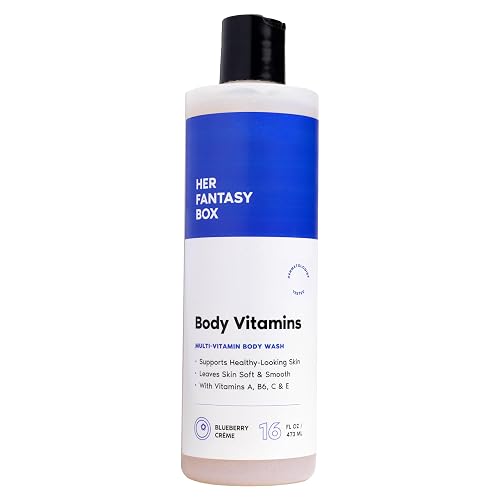 Her Fantasy Box | Body Vitamins Moisturizing Body Wash - Multi-Vitamin Cleanser with Vitamins A, B6, C & E, Hydrating & pH Balanced, Vegan & Cruelty Beauty & Personal Care Her Fantasy Box