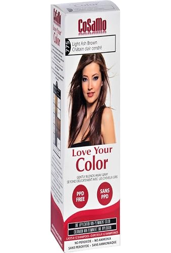 Cosamo Love Your Color Non-permanent Hair Color 775, Light Ash Brown - 3 Oz Beauty & Personal Care DECORUM
