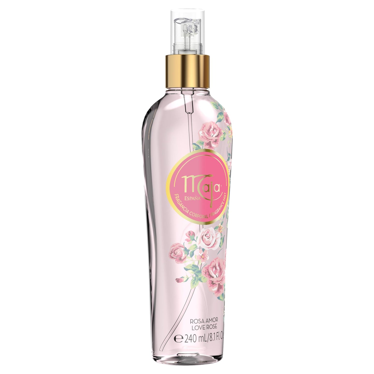 Maja Love Rose Perfumed Body Mist, Delicately Scented to refresh your Body with Flowers Essential Oils 8.1 Fl Oz, Spray Bottle Beauty & Personal Care Maja