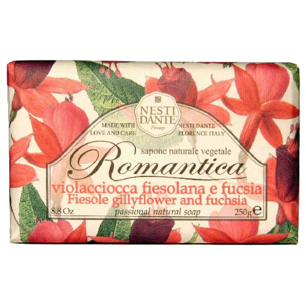 Nesti Dante Nesti dante romantica passional natural soap - fiesole gillyflower and fuchsia, 8.8oz, 8.8 Ounce Beauty & Personal Care Nesti Dante