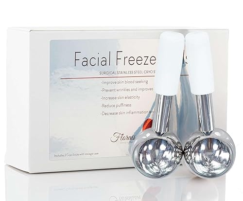 Floraison Unbreakable Stainless Steel Magic Cooling Beauty Facial Sticks for Face, Neck & Body Cryo Sticks & Cold Roller for face Puffiness Beauty & Personal Care FLORAISON BEAUTY IS ALREADY HERE