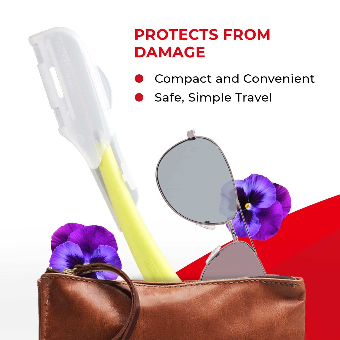 FEATHER Artist Club SS Straight Razor Safety Cover SNC-500 Beauty and Personal Care Feather