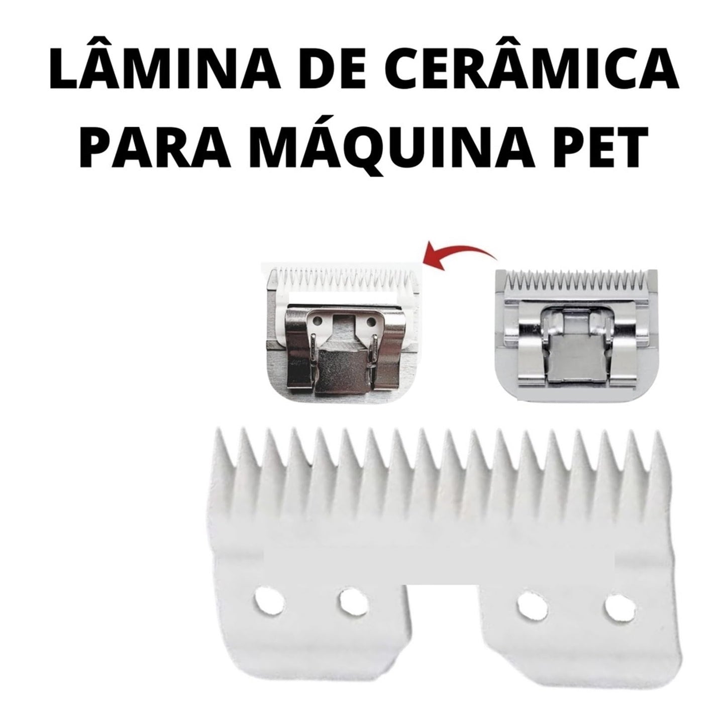 10pcs/lot 18 Teeth Ceramic Cutter Blade Hair Clipper Cutters Beauty and Personal Care CUBATR
