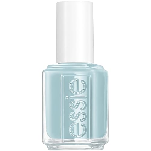 essie nail polish, limited edition spring 2022 collection, pastel blue nail color with a cream finish, 8-free vegan formula, flight of fantasy, 0.46 Beauty & Personal Care essie