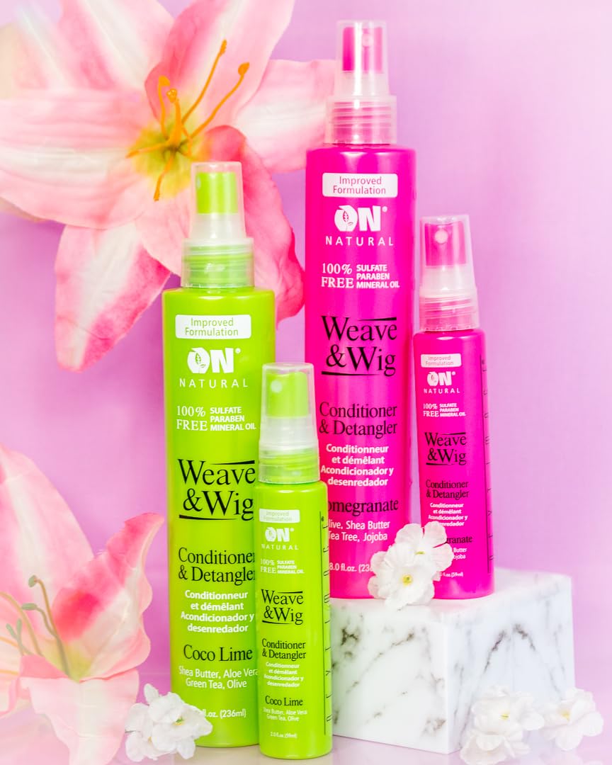 ON NATURAL - Weave & Wig - Detangler [Pomegranate] 4.5oz (Pack of 1)