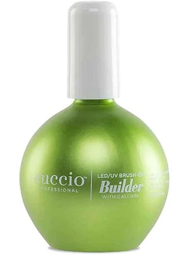 LED-UV Brush-On Builder Gel with Calcium by Cuccio Pro for Women - 2.5 oz Nail Polish (Pack of 1) Beauty & Personal Care Cuccio