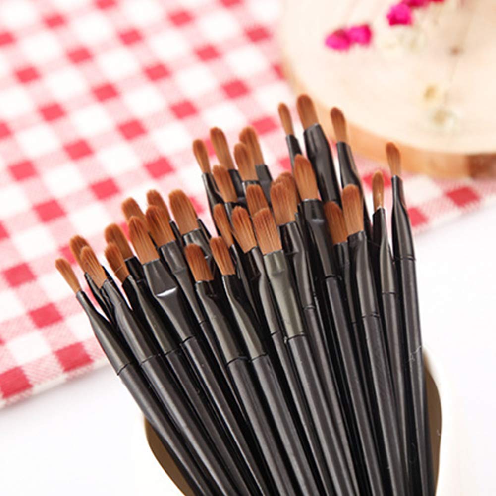 100 Pieces Disposable Lip Brushes Multifunctional Beauty Makeup Brush Lipstick Gloss Eyeshadow Applicator Smudge Cosmetic Tool Set Beauty & Personal Care HSJH