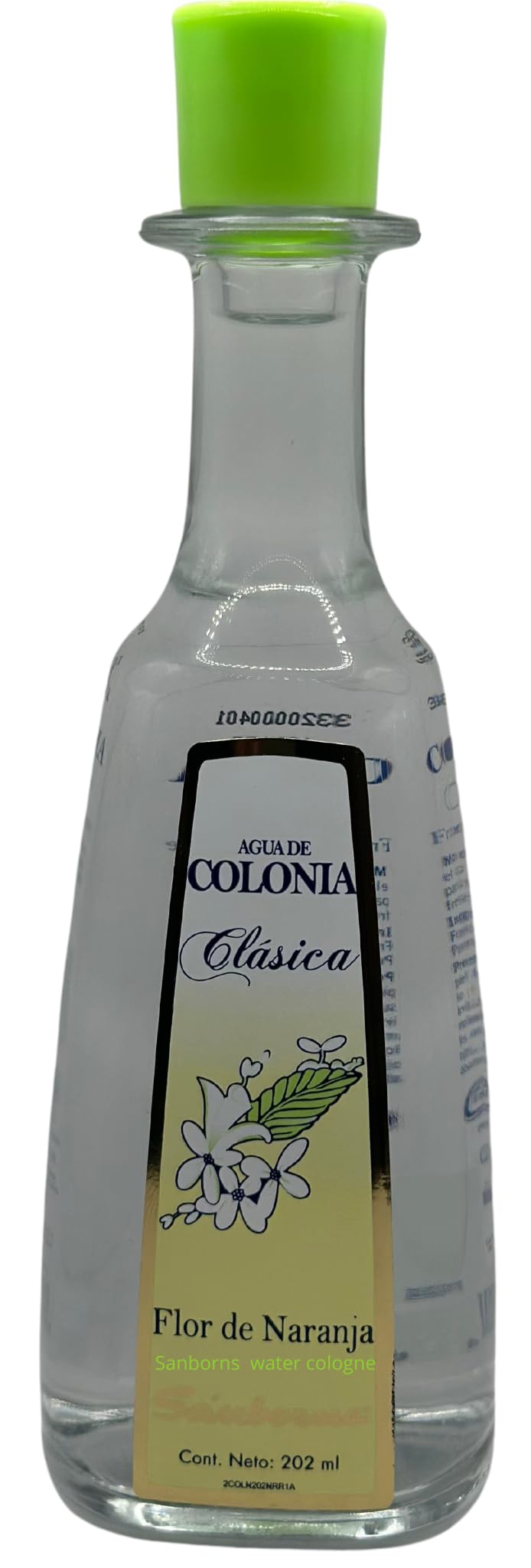 2 X Sanborns Agua De Colonia Clasica Flor De Naranja Unisex 202ml Each Glass Bottle Beauty & Personal Care Sanborns