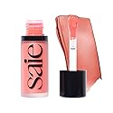 Saie Dew Liquid Blush for Cheeks - Hydrating Cream Blush Stick with a Blendable + Buildable Formula - Skincare Infused Dewy Cheek Tint for a Natural Beauty & Personal Care Saie