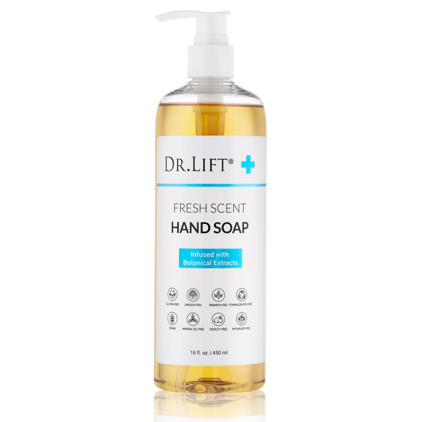 Dr. Lift Hand Soap, Fresh Scent, Moisturizing Liquid Soap With Plant Extracts, Vitamin E, and Cucumber Seed Extract, Gentle and Non Drying Beauty & Personal Care DR. LIFT