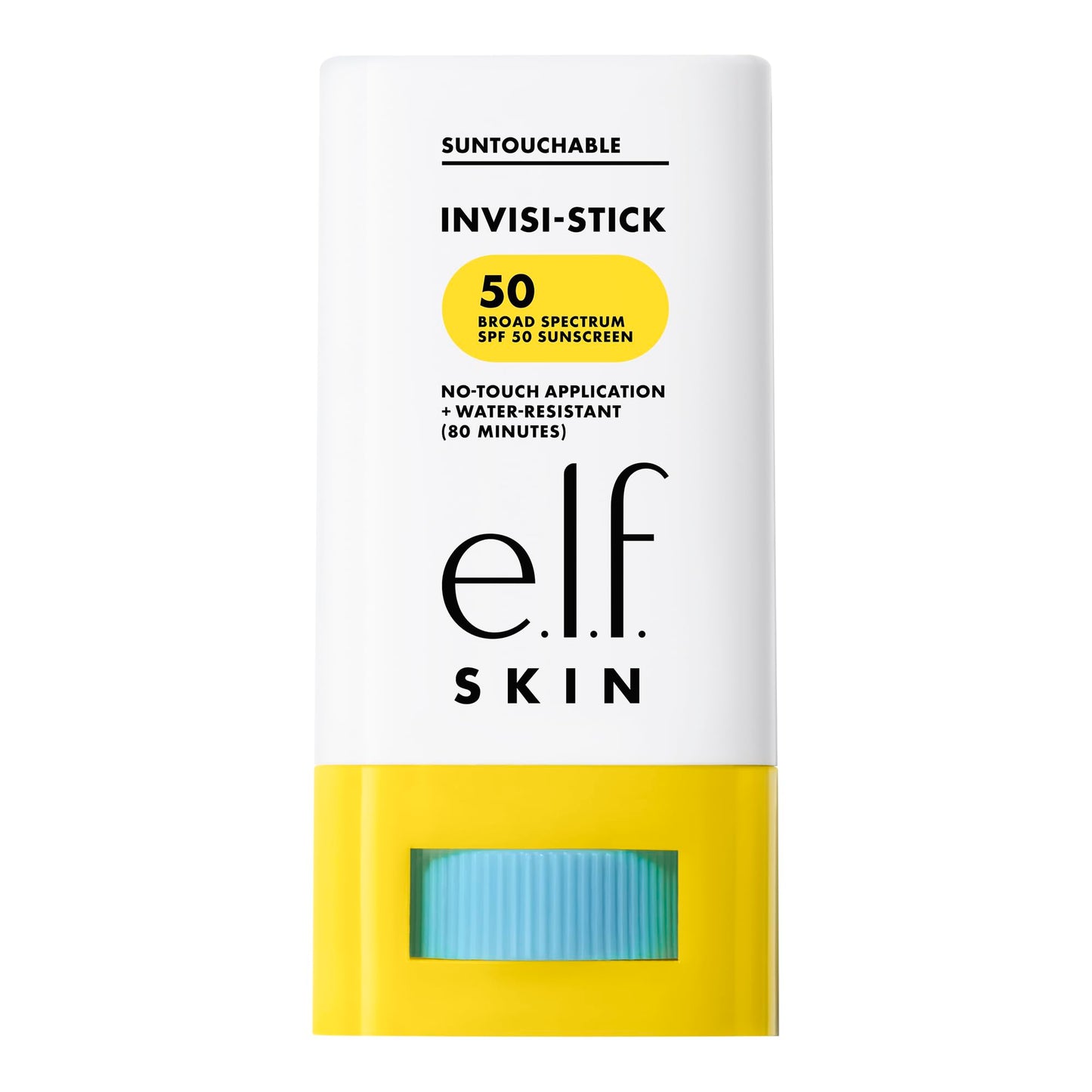 e.l.f. SKIN Suntouchable Invisi-Stick SPF 50, Clear Sunscreen For A Natural Finish, Made With Moisturizing Sunflower Seed Oil, Vegan Beauty & Personal Care e.l.f.