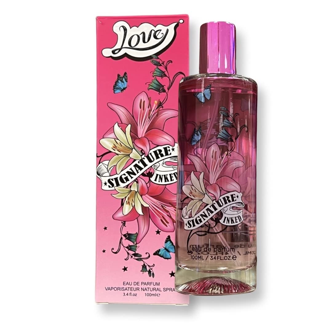 United Scents LOVE SIGNATURE INKED - Eau de Parfum for Women - Notes of Mango, Grapefruit, and Wild Strawberry - 3.4 Fl Oz Beauty & Personal Care United Scents