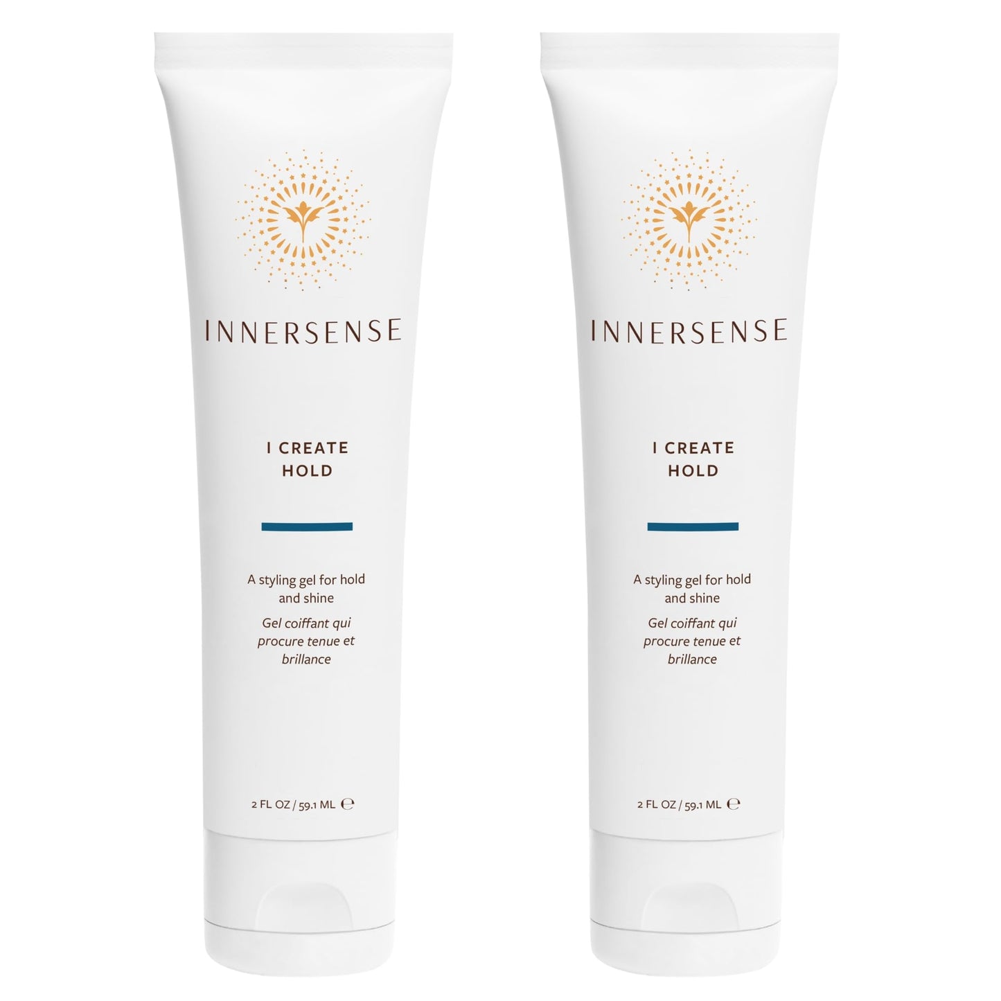 INNERSENSE Organic Beauty - Natural I Create Hold Styling Gel | Strong Hold, Structure, Shine | Non-Toxic, Cruelty-Free, Clean Haircare (2 Pack - 2 fl Beauty and Personal Care INNERSENSE Default Title