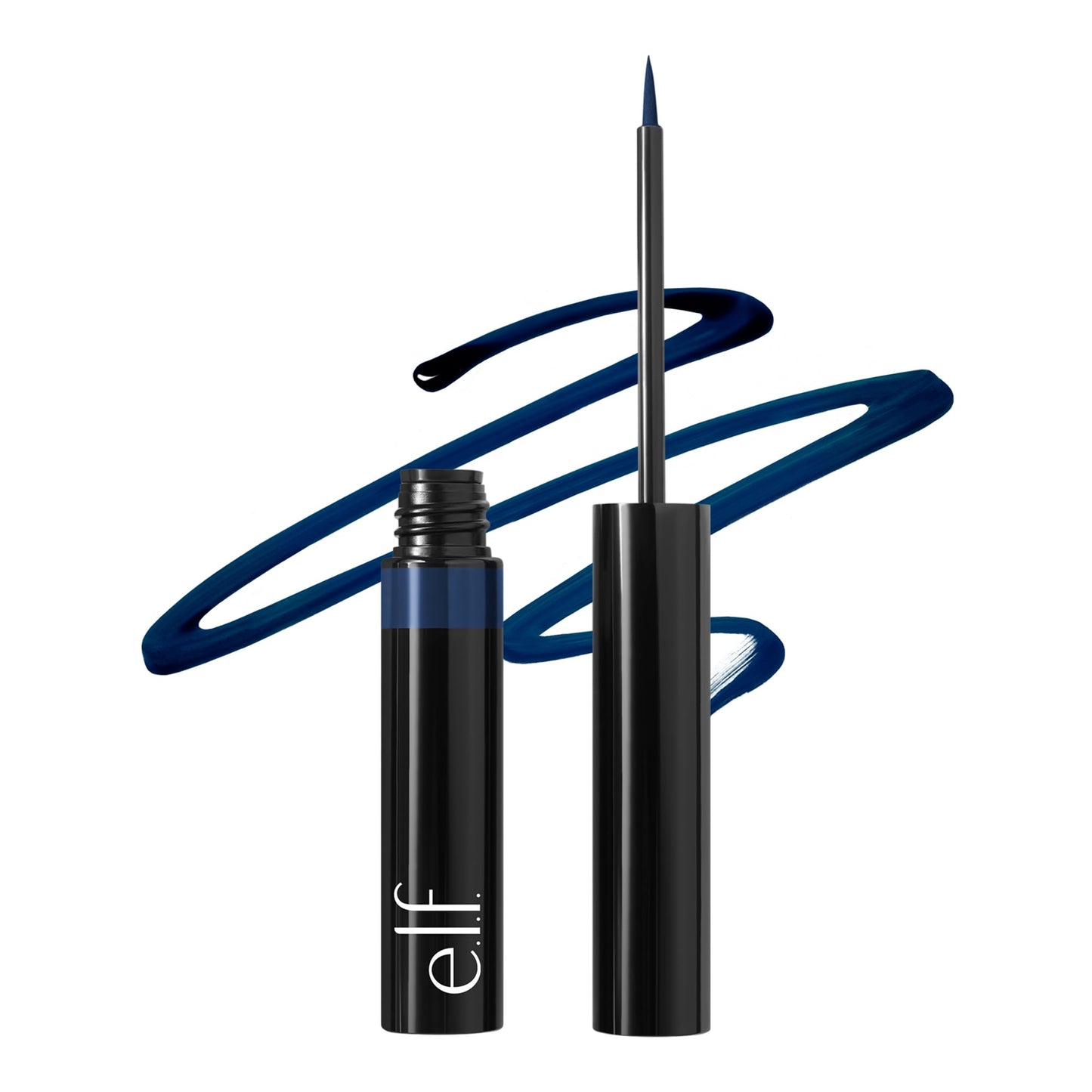e.l.f. H2O Proof Inkwell Eyeliner Pen, High-pigment, Waterproof Liquid Eyeliner, Delivers A Matte Finish, Vegan , Navy Baby Beauty & Personal Care e.l.f.