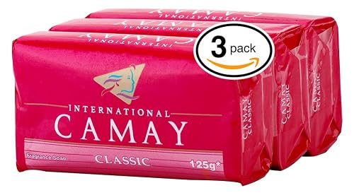 Camay CLASSIC Softly Scented Bar Soap (PACK OF 3) All-in-one exfoliating and moisturizing soap Leaves Skin Smooth & Radian! Great for Hands, Face Beauty & Personal Care Camay