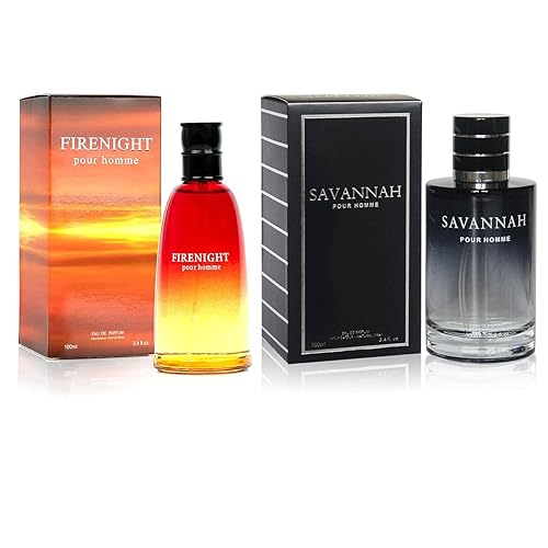 CEROD Secret Plus Firenight and Savannah Kit Cologne for Men/Eau de Parfum Natural Spray Vaporizateur 3.4 oz 100 ml / FL1383, FL1291, PMS-6063-KIT Beauty & Personal Care CEROD