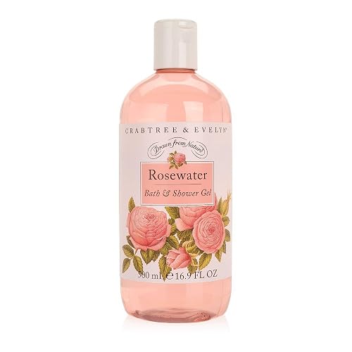 Crabtree & Evelyn Bath and Shower Gel, Rosewater, 16.9 Fl Oz Beauty & Personal Care Crabtree & Evelyn