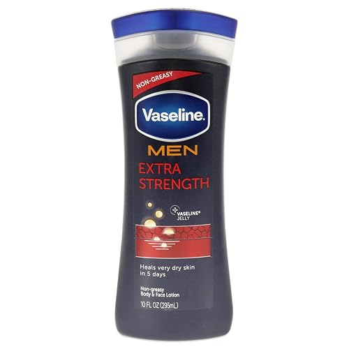 Vaseline Mens Extra Strength Lotion 10 Ounce (295ml) (2 Pack) Beauty & Personal Care Vaseline