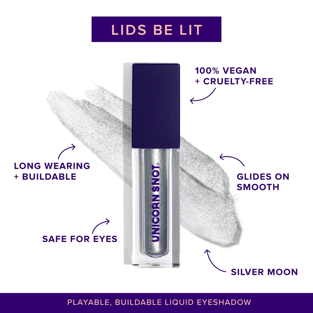 UNICORN SNOT Eyelighter: Liquid Eyeshadow | Makeup Buildable Glitter Eyeshadow | Metallic Eyes for Holiday Stocking Stuffers & Christmas Gift… Beauty & Personal Care UNICORN SNOT