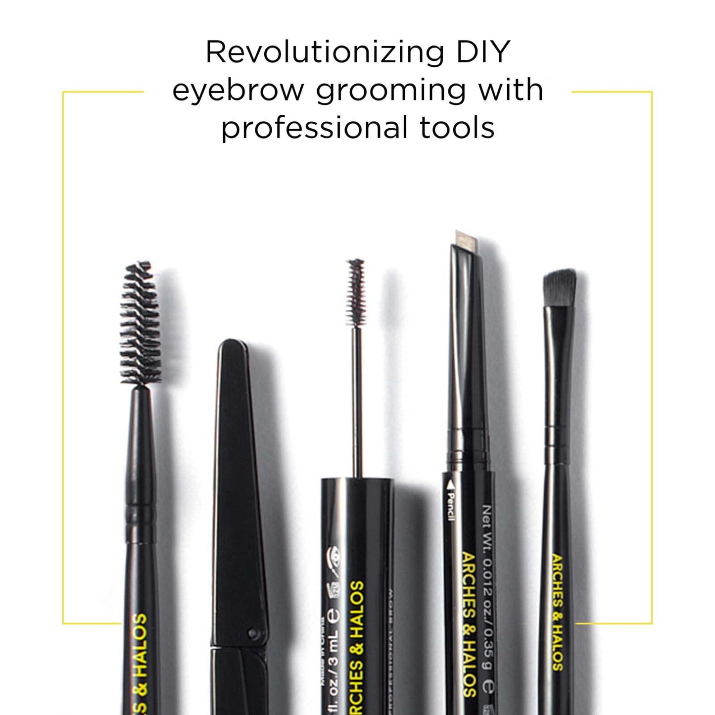 Arches and Halos Microfiber Tinted Brow Mousse - Richly Pigmented Eyebrow Shaper - Water Resistant Filler Pen - Vegan - Warm Brown - 0.11 oz Beauty & Personal Care Arches & Halos